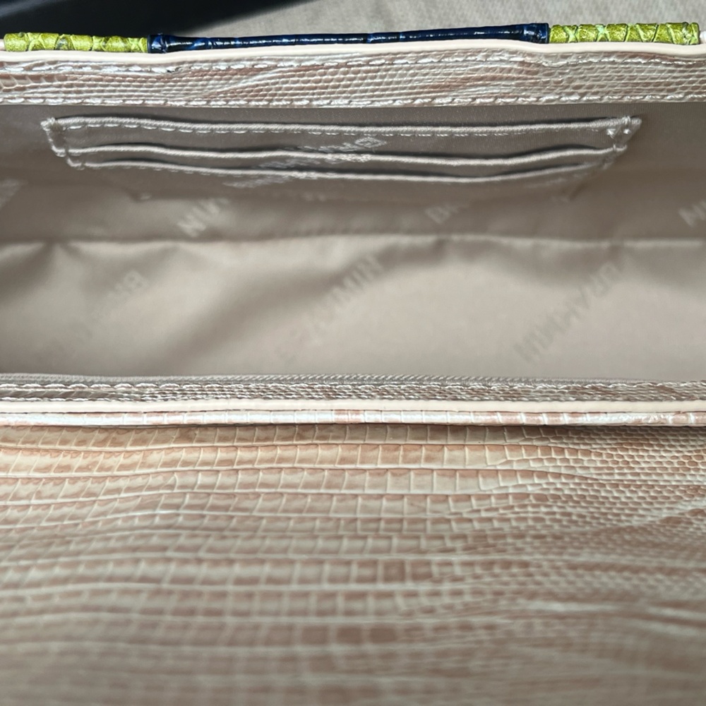 NWT Brahmin ROSA in MULTI ANTIGUO Convertible Chain & Leather Strap Bag - Picture 12 of 15